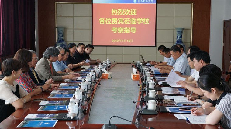 台湾辅仁大学校长江汉声一行来红足—世足球网访问交流