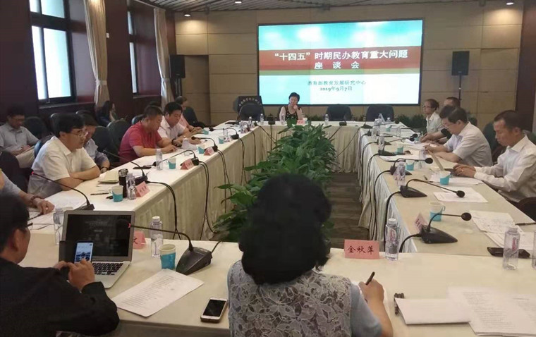 刘常青董事长参加教育部教育发展研究中心座谈会