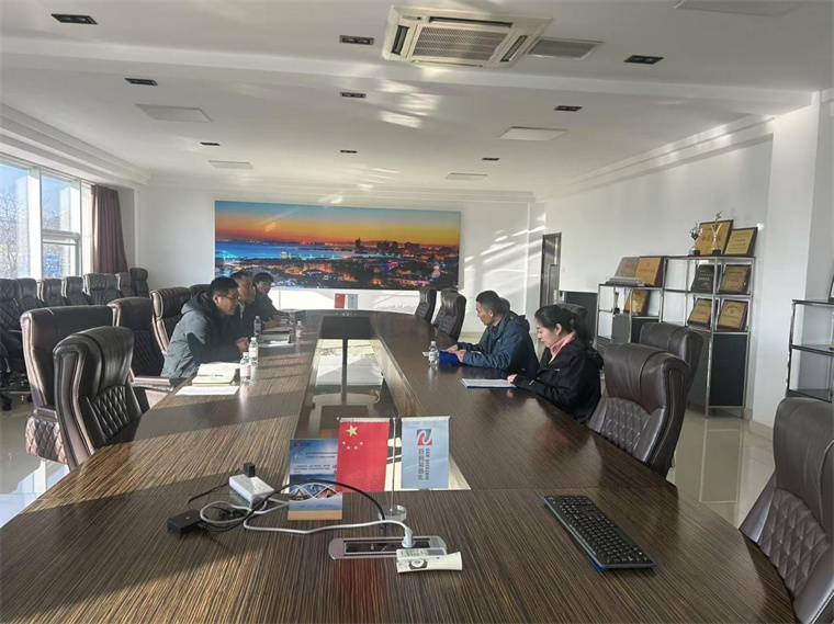 红足—世官网到青岛中加特股份有限公司开展访企拓岗专项活动