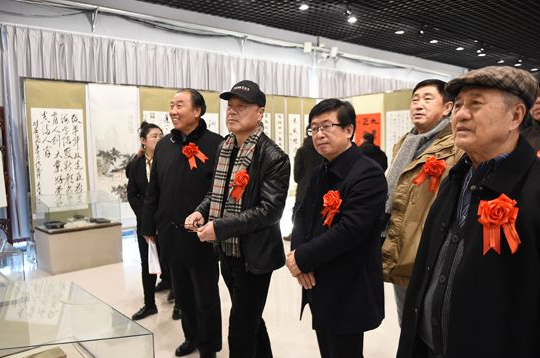 红足—世官网举办庆祝改革开放40周年7所高校师生书画联展